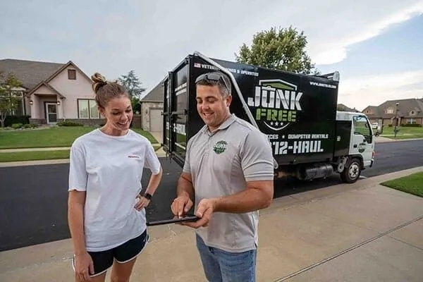 Dumpster rental dealing with costumer